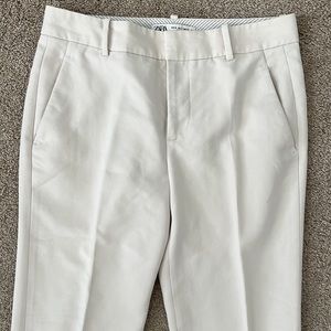 Cream Trousers from Zara